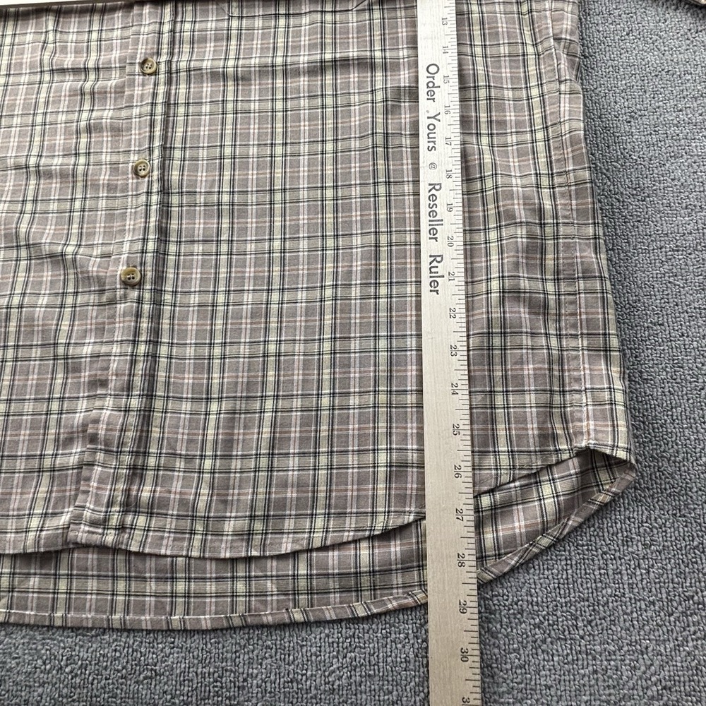 Tilley Endurables Shirt Adult Large Check Button Up Long Sleeve Casual Men's - Picture 13 of 15